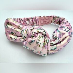Pink Cat Print Headband